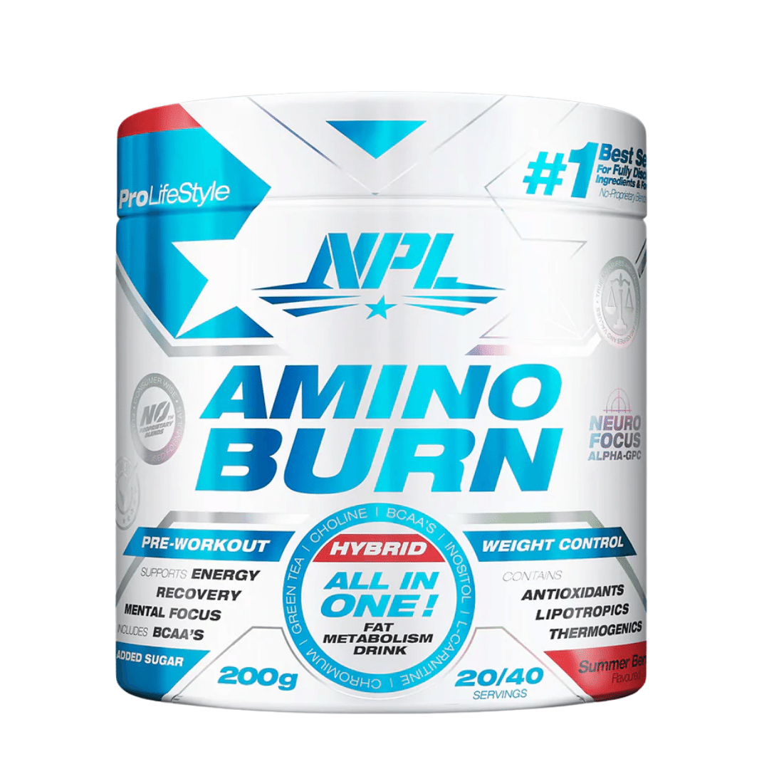 Npl Amino Burn 200g Gym Supplements Vitamin Supplements Whey Protein Powder Prime