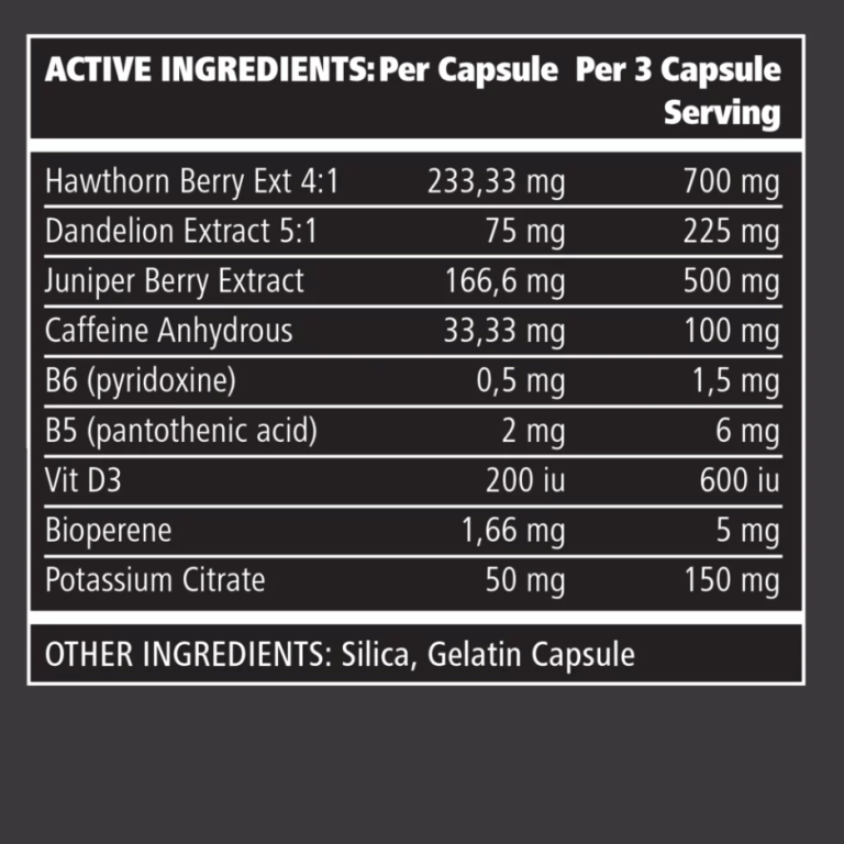 Tnt Mercury B 222 Diuretic 90 Caps Gym Supplements Vitamin