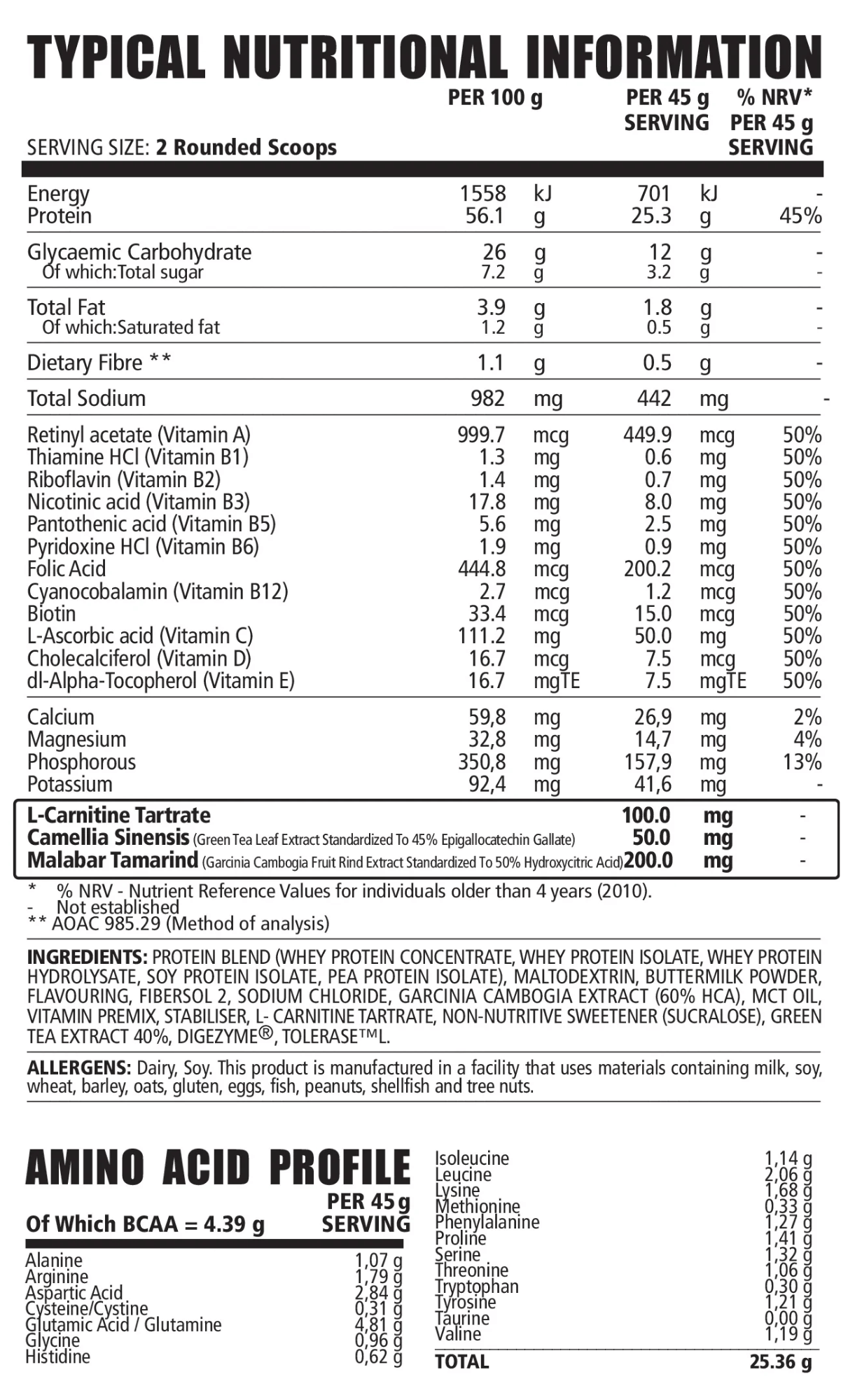 NPL-Diet-Pro-Nutritional-Information