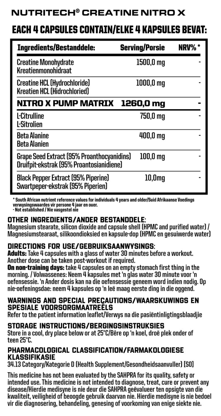 Nutritech-Creatine-Nitro-X-120-Capsules-Nutritional-Information