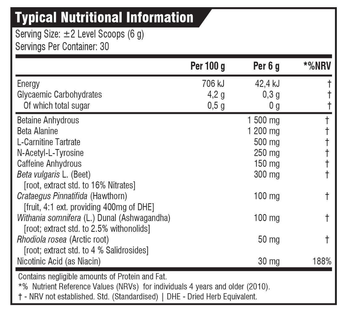 SSA-Supplements-Angel-Fire-180g-Nutritional-Information