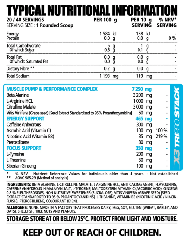 NPL-Pre-Ignite-200g-Nutritional-Information