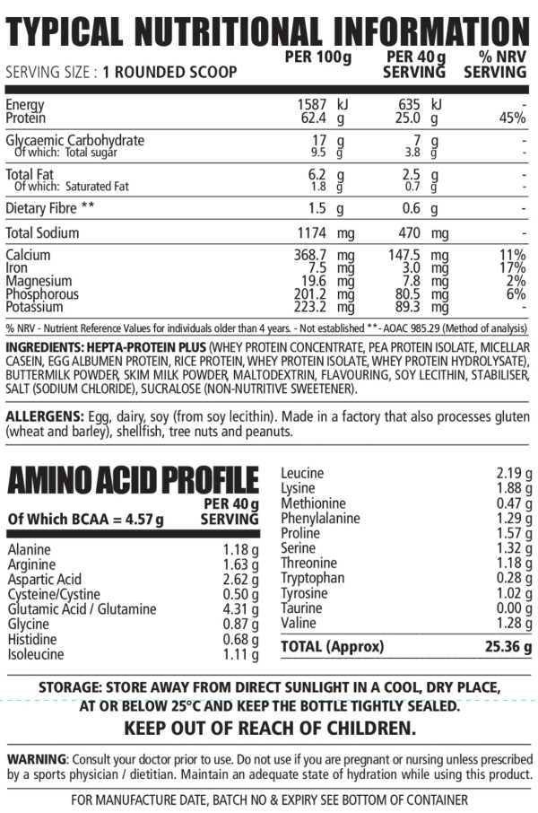 NPL-Platinum-Whey-Plus-Nutritional-Information