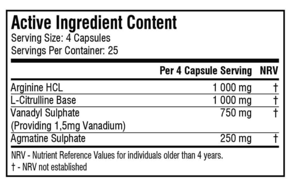 SSA-Supplements-Alpha-Nitrox-100-Capsules-Nutritional-Information