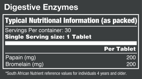 Vitatech-Digestive-Enzymes-30-Tablets-Nutritional-Information